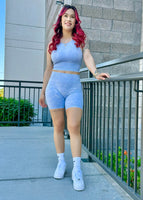 Sky Shorts Set